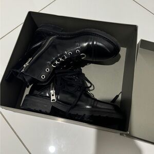 AllSaints Black Women's Leather Lira
Hiker Black Boots Size 37 EU 7 US